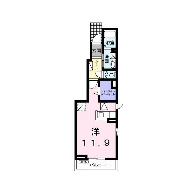 ロハスガーデン 101 間取り図