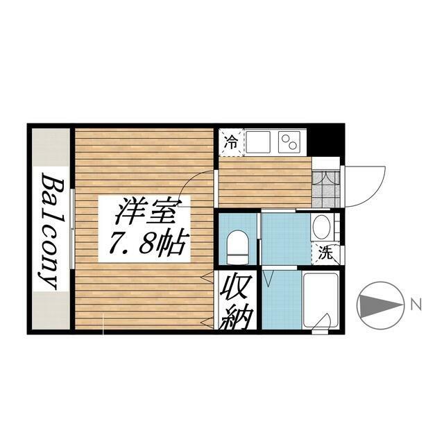 ブランカ大塚 ０２０２ 間取り図