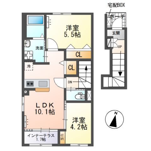 エルフォルク 203 間取り図