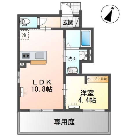 ECRIN(エクラン) 103 間取り図