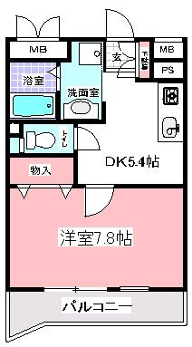 コンブリオ柏 202 間取り図