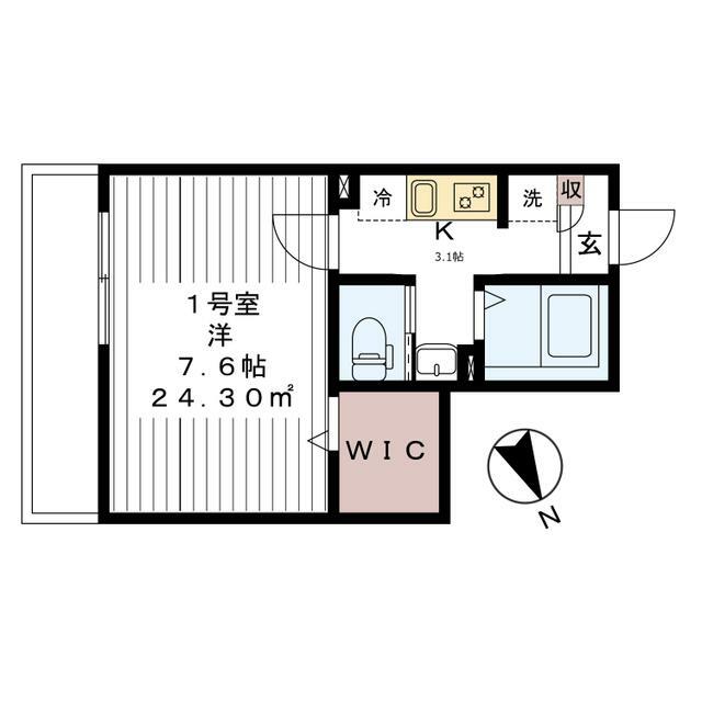 エネイブル 101 間取り図