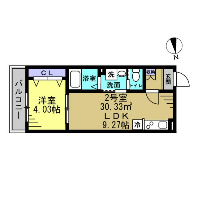 ルーブル柏若葉町 302 間取り図