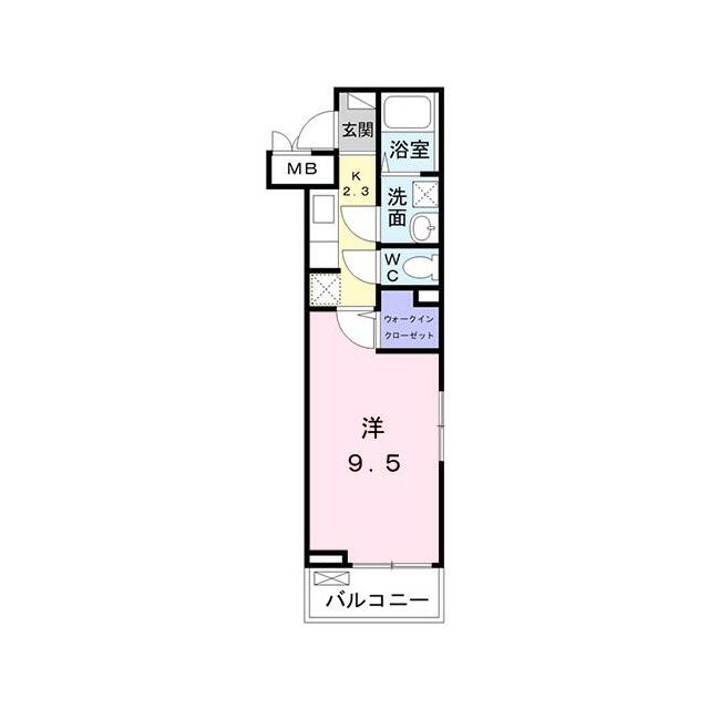 シリウス柏 201 間取り図