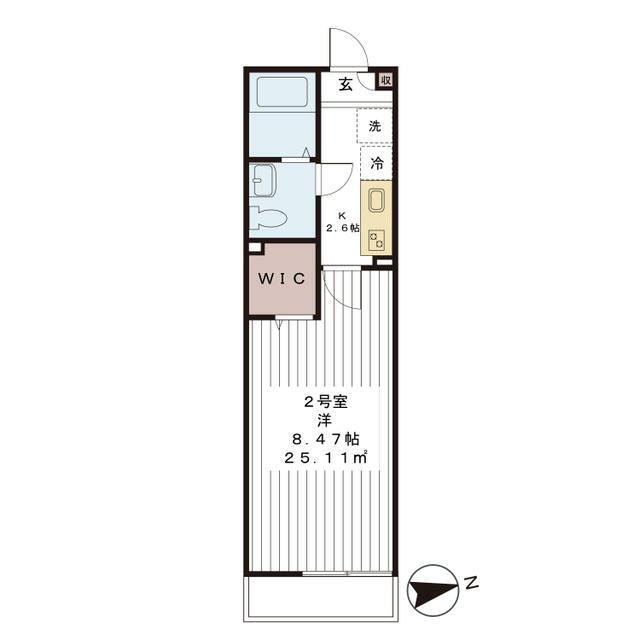 グリシーナ柏 202 間取り図