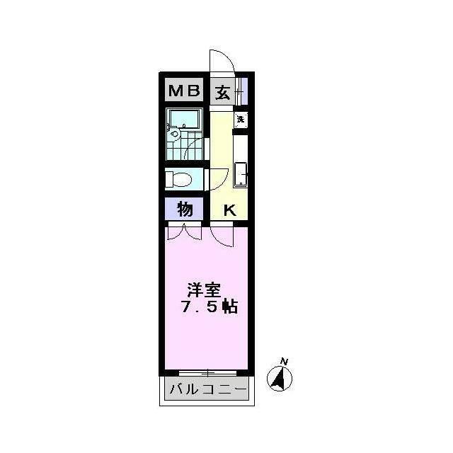 パインリーフドエル 106 間取り図