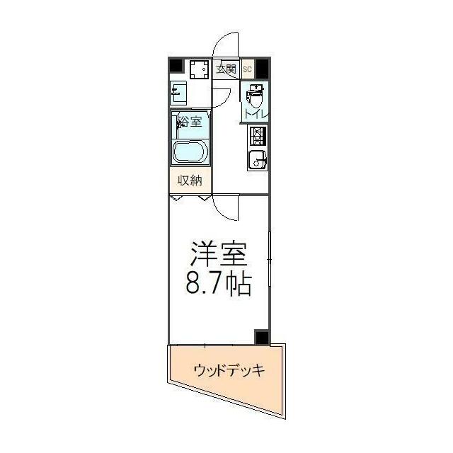 SAKURA TERRACE KASHIWA 101 間取り図