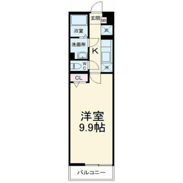 プレジールSORA 302 間取り図