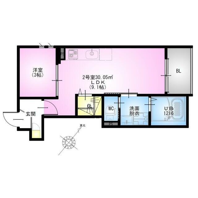 REGALEST 柏テラス 302 間取り図