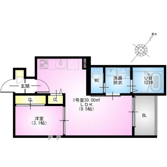 REGALEST 柏テラス 301 間取り図
