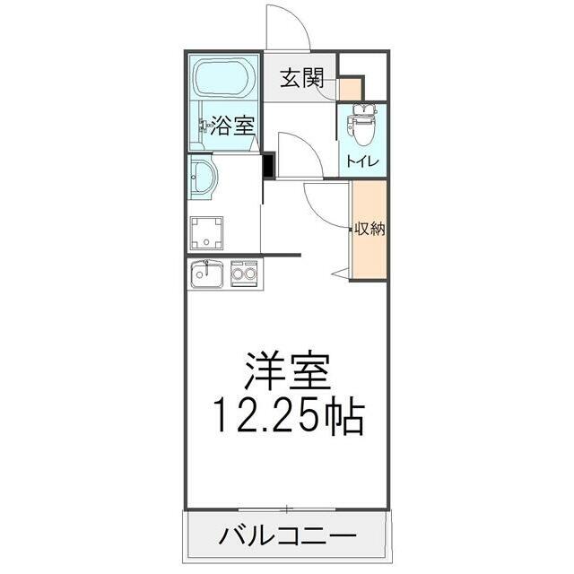 オアゾ桜台Ⅱ 205 間取り図