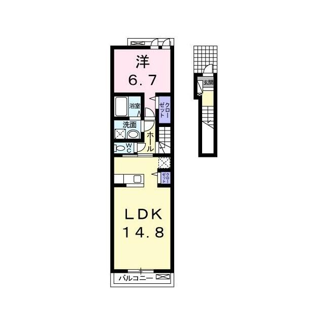 ブリッサ 203 間取り図