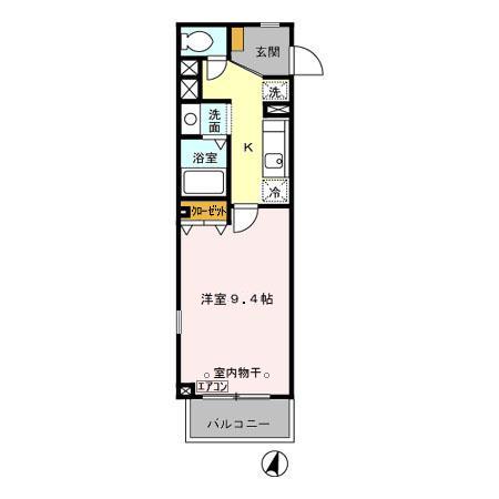 プレシア 405 間取り図