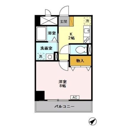 アルバ南柏 710 間取り図