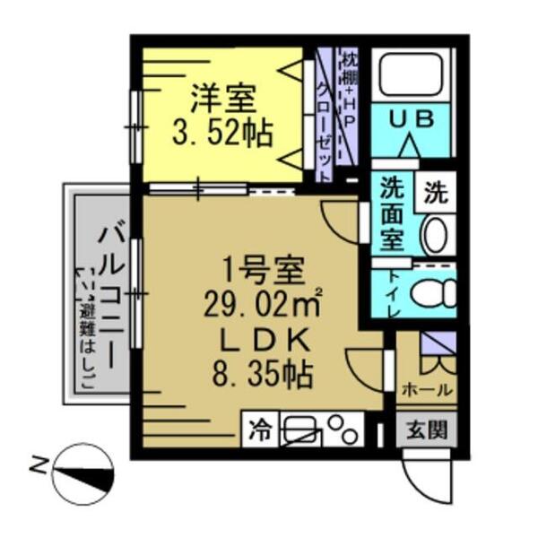 櫻 101 間取り図