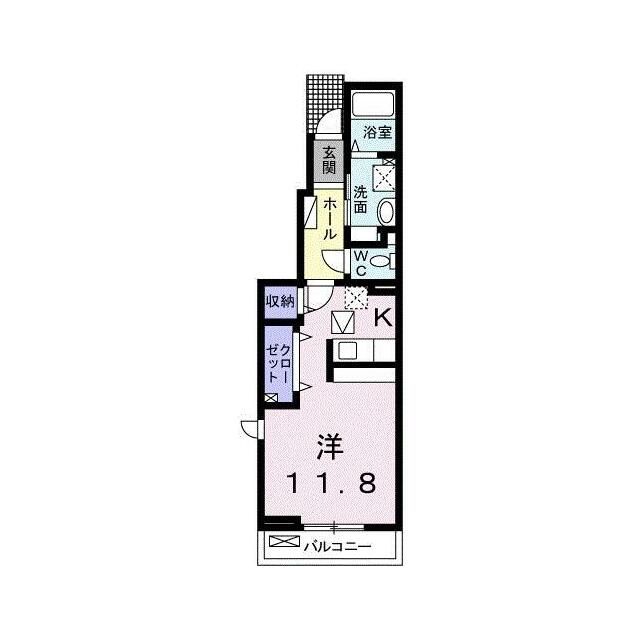 アドラシオン １０２ 間取り図