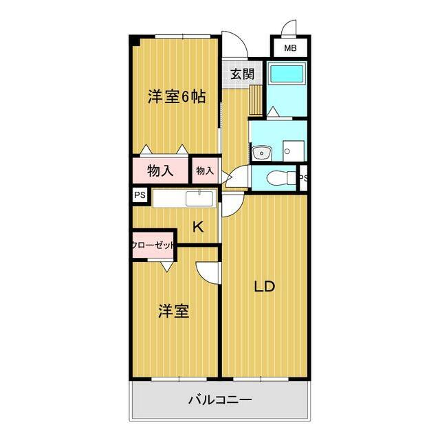 エクセレントハウス 204 間取り図