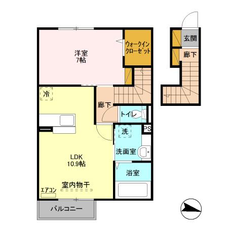 ローカス・グランデ 202 間取り図
