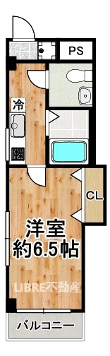 ヴィラナリー西九条 402 間取り図