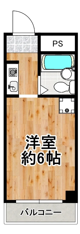 アーバンハイツ梅香 404 間取り図