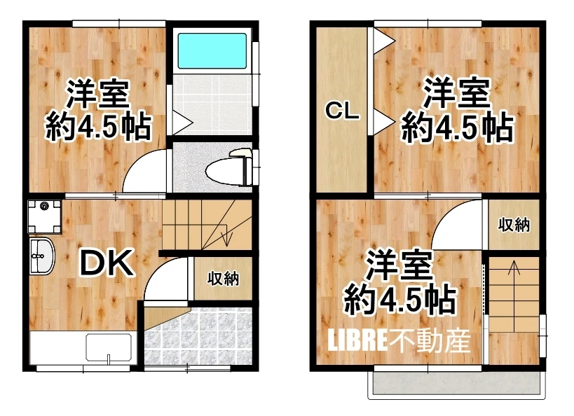 伝法5丁目貸家 0 間取り図