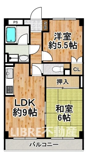 レクシア泉尾 102 - 間取り図 - サムネイル 2