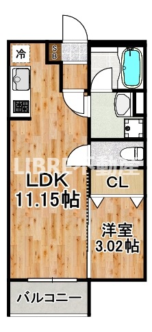 Feliz梅香 203 間取り図