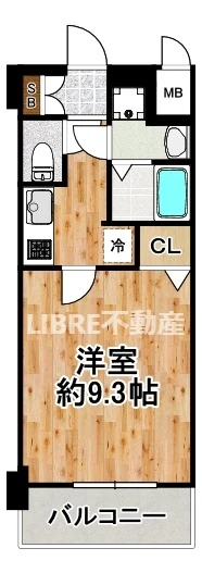 オルフェア西九条 402 間取り図