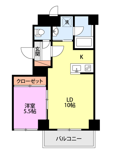 Azalea park sasaguchi 201 間取り図