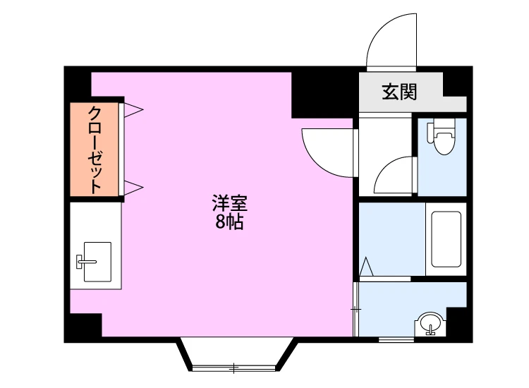 ライフ旭町 108 間取り図