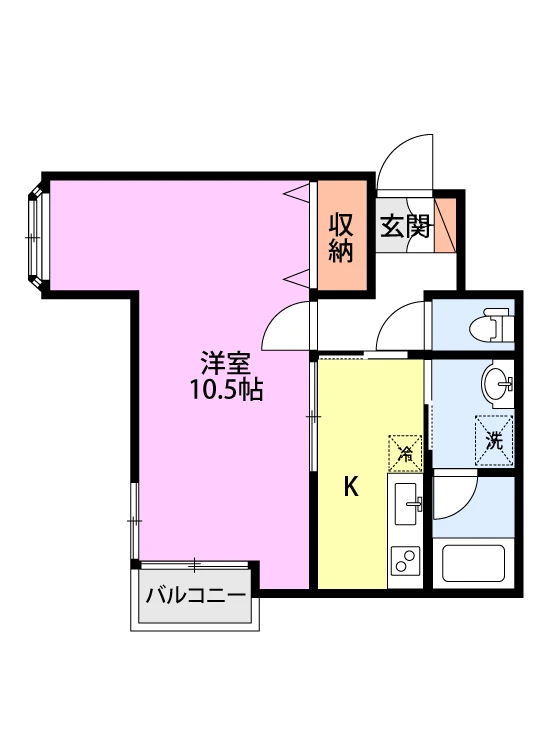Ｕ・Ｉ平島 １０５ 間取り図