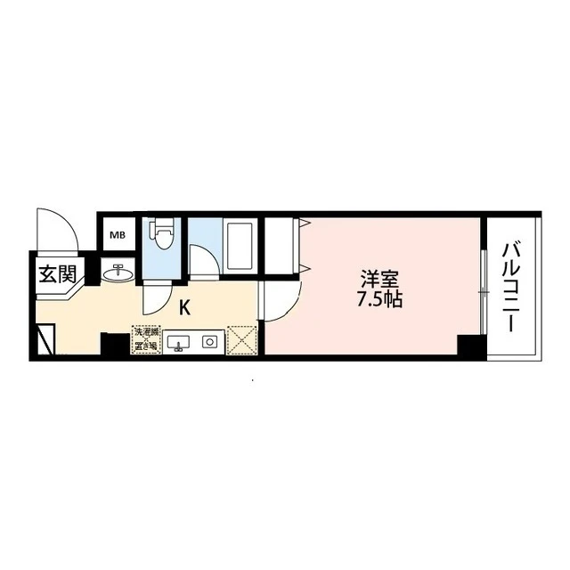 パンウエストリート 701 間取り図