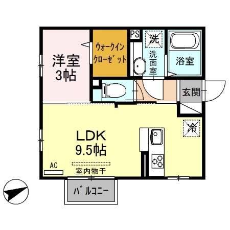 スクーデリア 201 間取り図