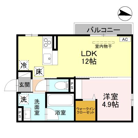 セレニテ 101 間取り図