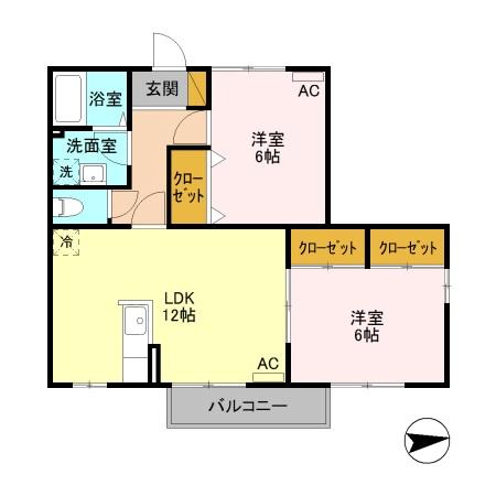 リビハウス 201 間取り図