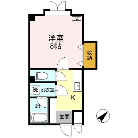 ウエルネス万代 105 間取り図