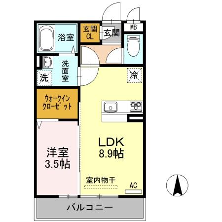 アルトベージョ 302 間取り図