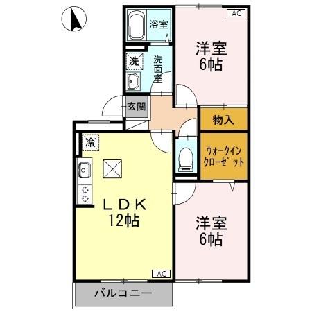 セブンワンテンＣ C103 間取り図