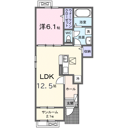 イストワール 101 間取り図