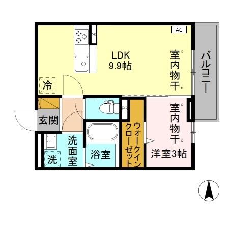 サニーガーデン 301 間取り図