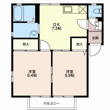 テムズ－１ 0201 間取り図