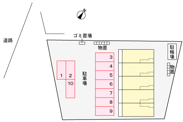 シャロン 204 駐車場