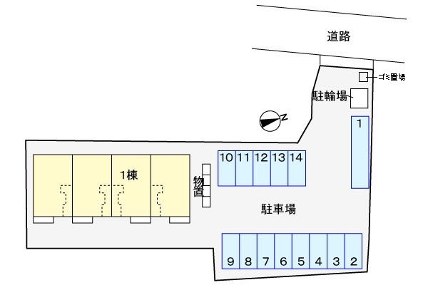 ニューカストディアン 103 駐車場