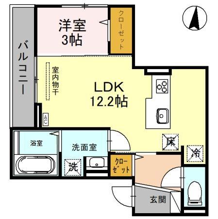 リオグランデ Ⅰ 102 間取り図