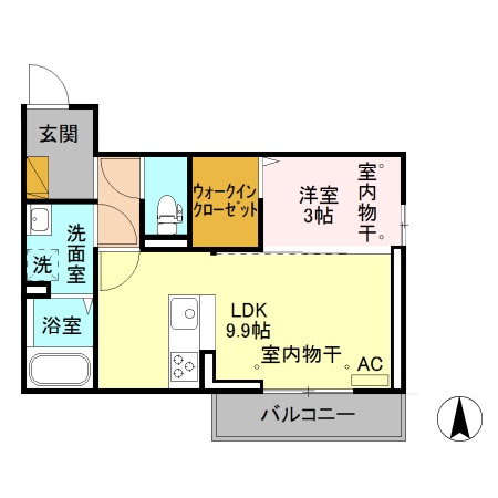 サニーガーデン 202 間取り図