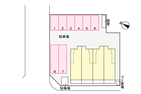 サンシャインＫⅢ 202 駐車場