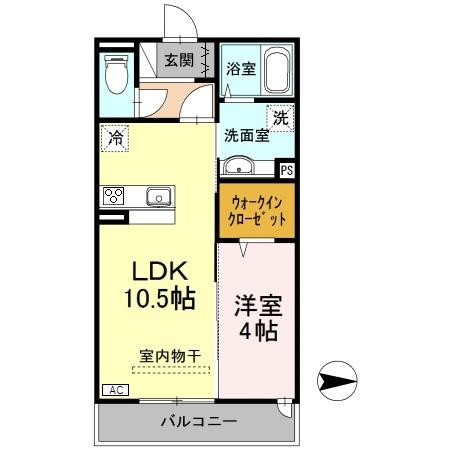 ラルジュ 302 間取り図