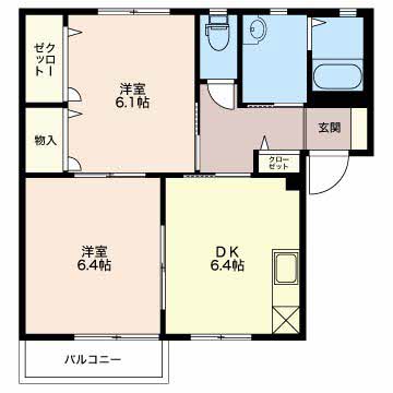 アルモニー 0201 間取り図