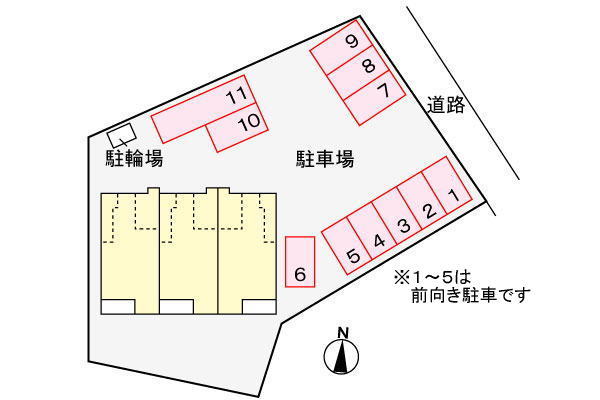 フェリオ河渡 201 駐車場