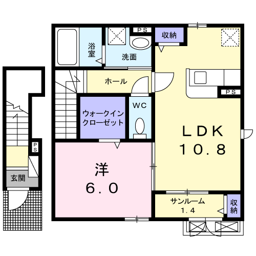ソル・レヴァンテ 203 間取り図